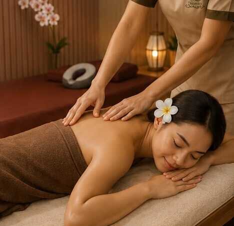 Terapis Serenity memberikan pijat profesional di ruangan yang tenang
